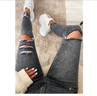 Rated X Ripped Stretch Jeans