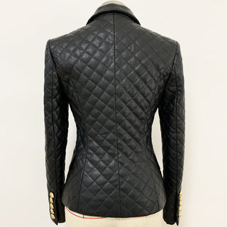 Ravio X leather blazer