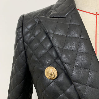 Ravio X leather blazer