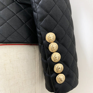 Ravio X leather blazer