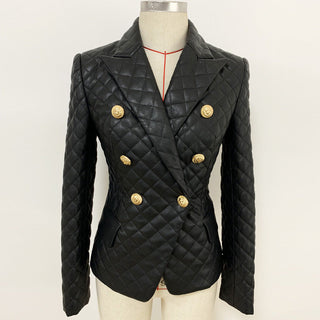 Ravio X leather blazer