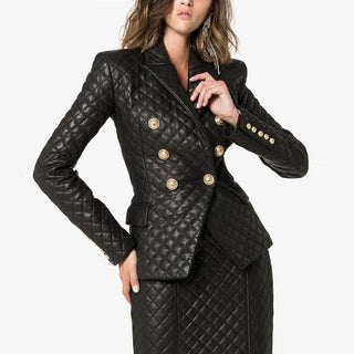 Ravio X leather blazer