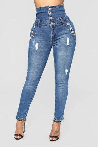 Ripped Fashion X Denim Jeans