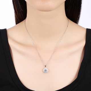 Round Diamond Necklace