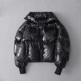 Short Glossy Padded X Down Jacket