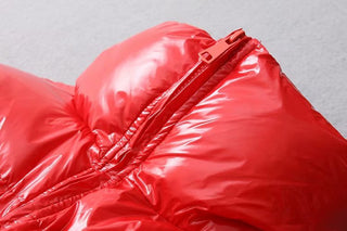 Short Glossy Padded X Down Jacket