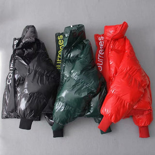 Short Glossy Padded X Down Jacket