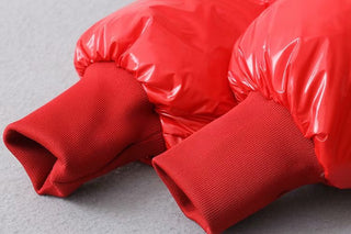 Short Glossy Padded X Down Jacket