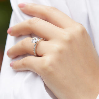 Silver Diamond Ring