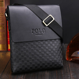 Small vertical business X Polo bag