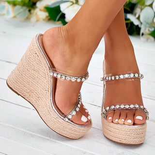 Soleil X Wedge Sandals