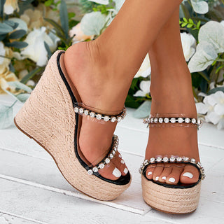 Soleil X Wedge Sandals