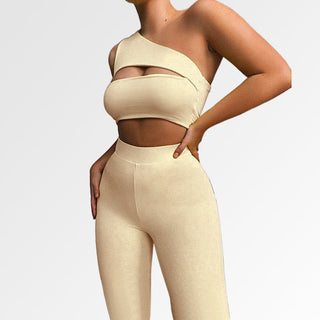 Strapless X Crop Top Trousers