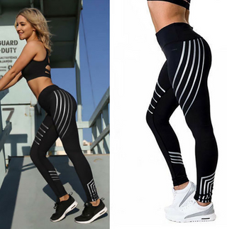 Striped X Leggings