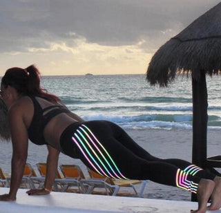 Striped X Leggings