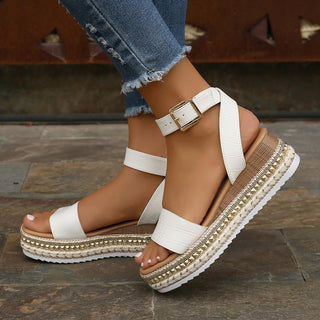 Summer Sandals Buckle Strap