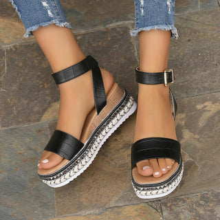 Summer Sandals Buckle Strap