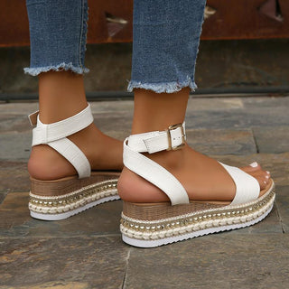 Summer Sandals Buckle Strap