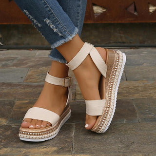 Summer Sandals Buckle Strap