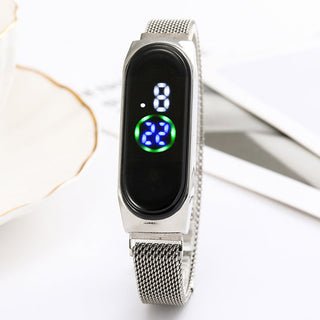 Touch Screen & LED Mesh Watch