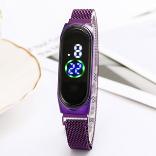 Touch Screen & LED Mesh Watch