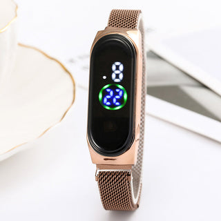 Touch Screen & LED Mesh Watch
