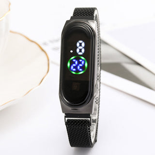 Touch Screen & LED Mesh Watch