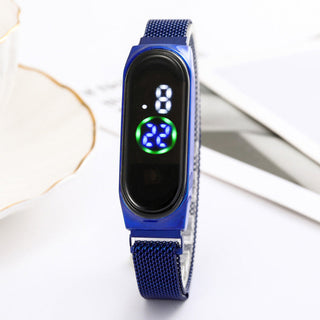 Touch Screen & LED Mesh Watch