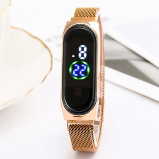 Touch Screen & LED Mesh Watch