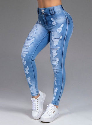 Varley X Ripped Jeans