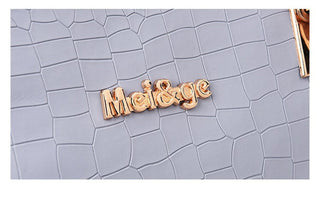 Versatile Snakeskin Pattern Bag