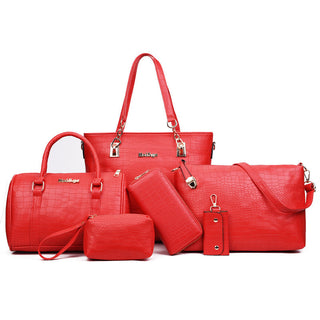 Versatile Snakeskin Pattern Bag