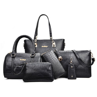 Versatile Snakeskin Pattern Bag