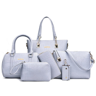 Versatile Snakeskin Pattern Bag