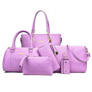 Versatile Snakeskin Pattern Bag
