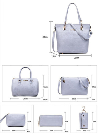 Versatile Snakeskin Pattern Bag