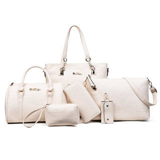 Versatile Snakeskin Pattern Bag