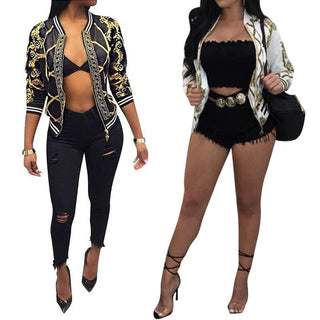 Vintage X Baroque Pattern X Jacket