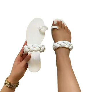 Woven Sunburst Slippers