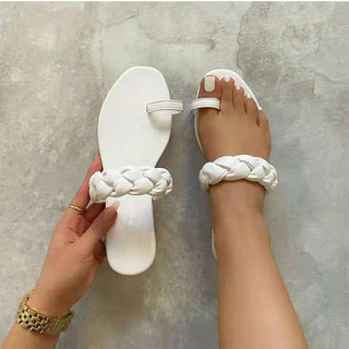 Woven Sunburst Slippers