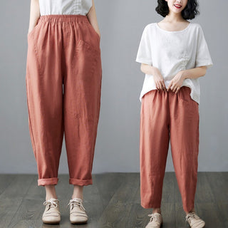 Cropped Casual Summer Pants